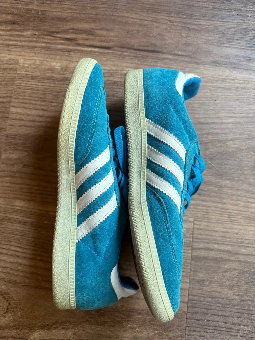 adidas Samba D65454 Blue Suede Men’s Size 7.5 2013 Sneakers